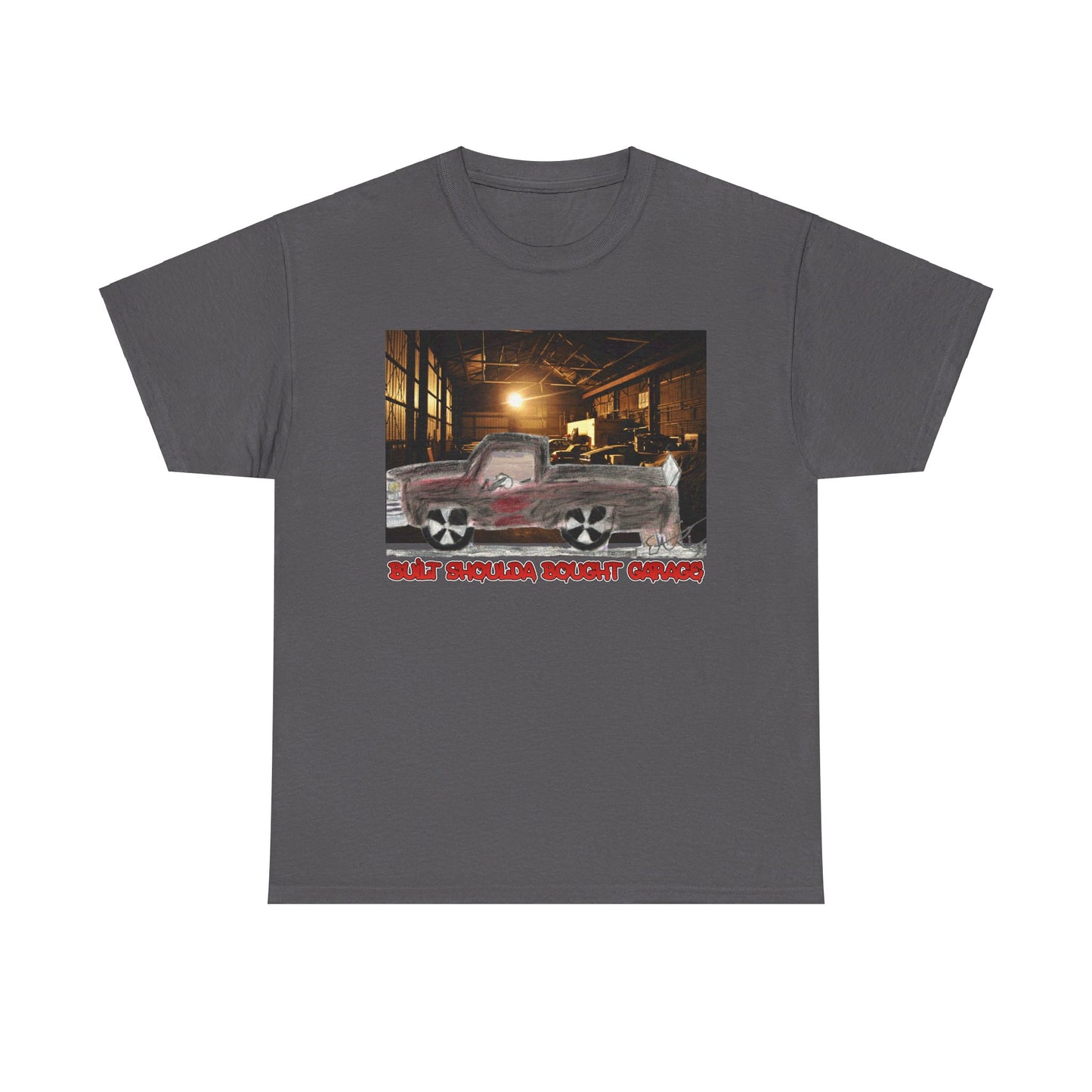 BUILT SHOULDA BOUGHT by EASTON Unisex Tee - Chop'D Ratz Garage