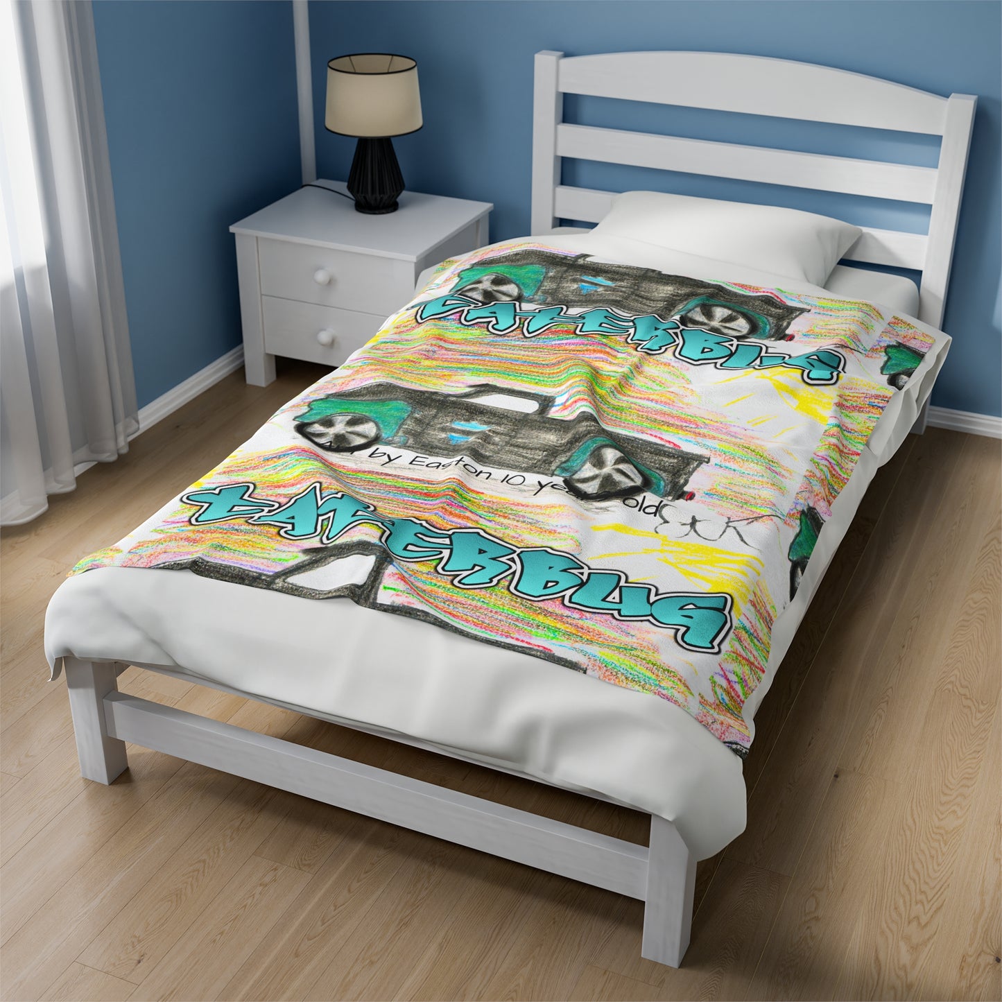 TATERBUG by Easton Velveteen Blanket - Chop'D Ratz Garage