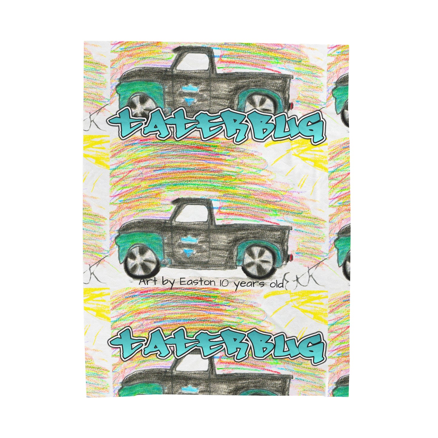 TATERBUG by Easton Velveteen Blanket - Chop'D Ratz Garage