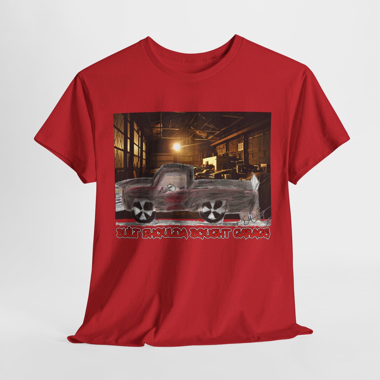 BUILT SHOULDA BOUGHT by EASTON Unisex Tee - Chop'D Ratz Garage