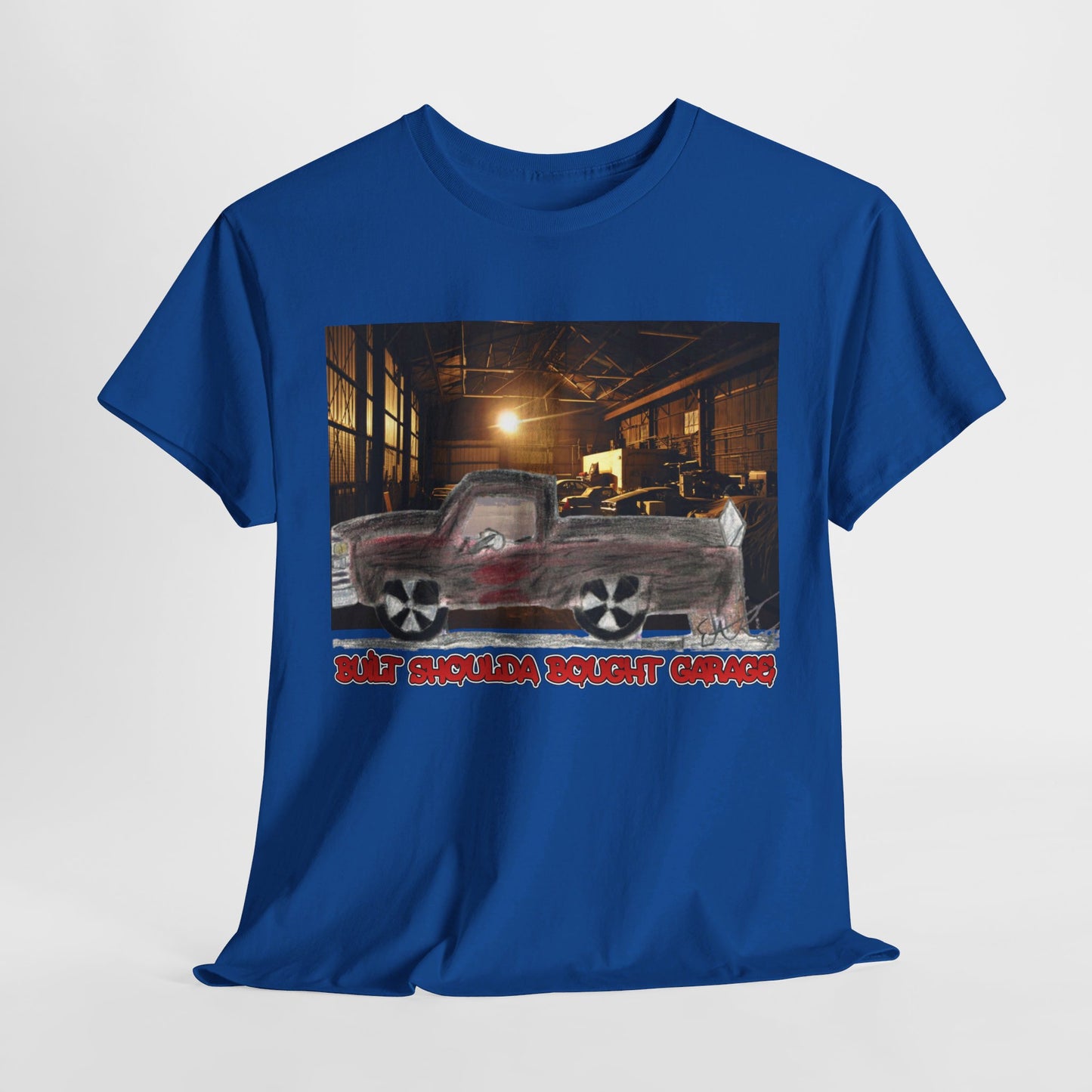 BUILT SHOULDA BOUGHT by EASTON Unisex Tee - Chop'D Ratz Garage