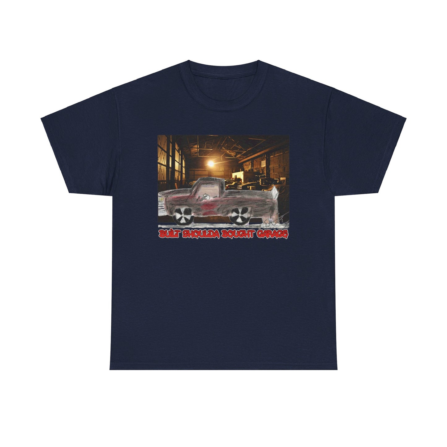 BUILT SHOULDA BOUGHT by EASTON Unisex Tee - Chop'D Ratz Garage