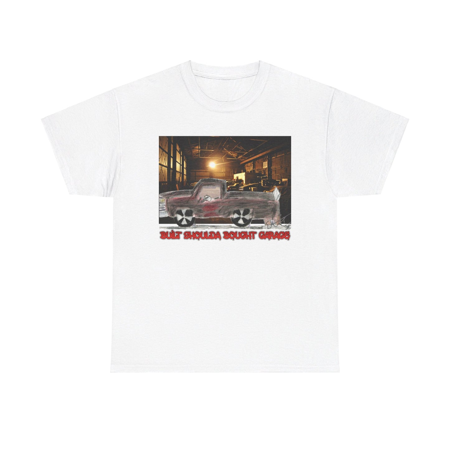 BUILT SHOULDA BOUGHT by EASTON Unisex Tee - Chop'D Ratz Garage