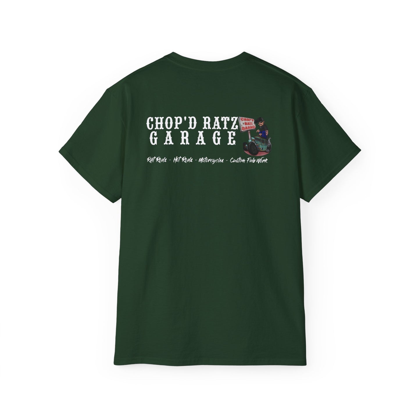 The OG ChopD Ratz Garage Unisex Short Sleeve Shirt - Chop'D Ratz Garage