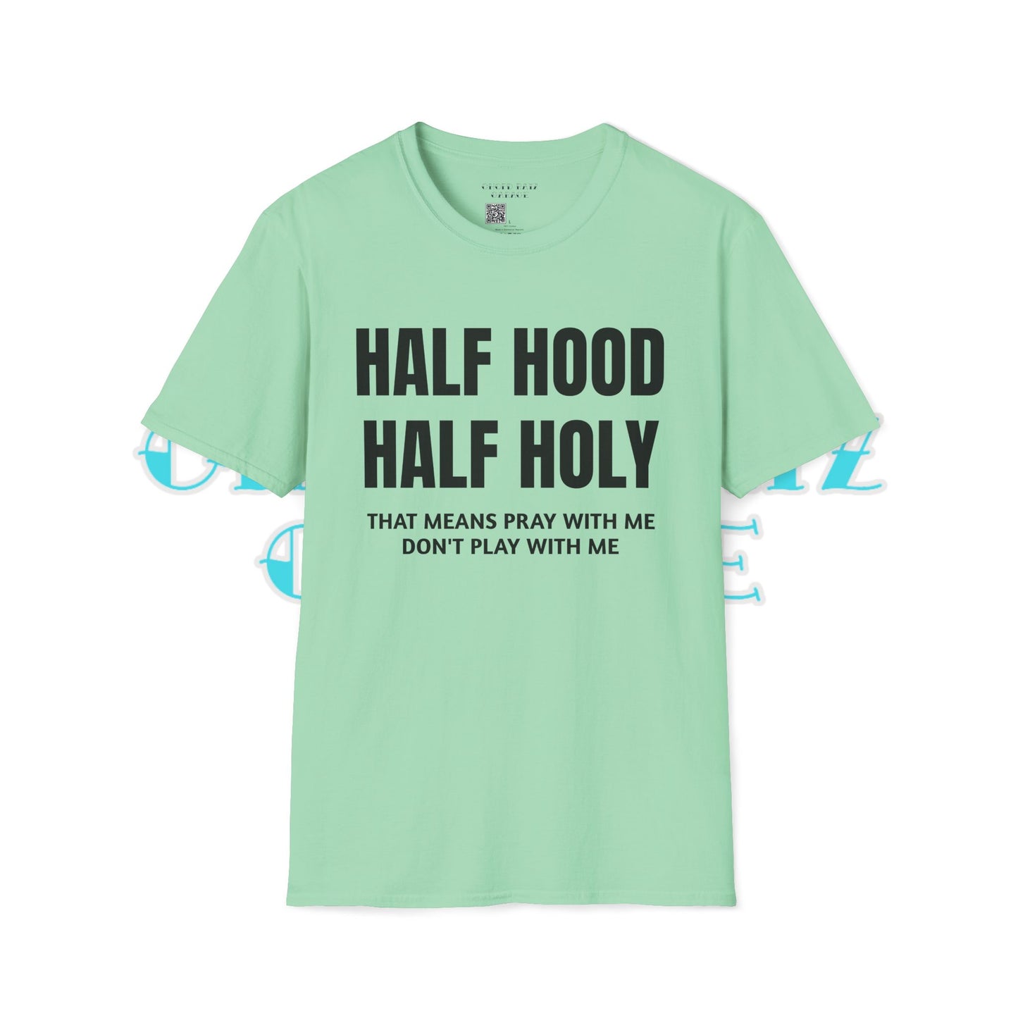 HALF HOOD HALF HOLY Unisex T-Shirt SALE - Chop'D Ratz Garage