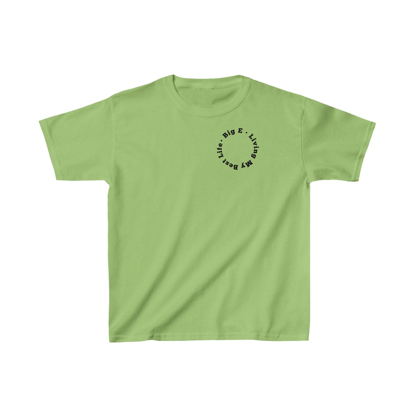 BIG E LIVING MY BEST LIFE Kids Youth Cotton T-Shirt - Chop'D Ratz Garage
