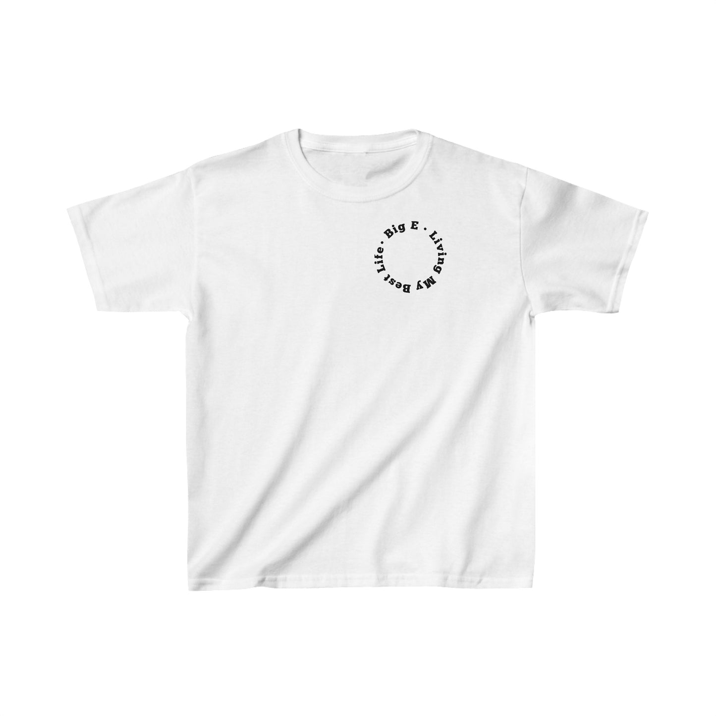 BIG E LIVING MY BEST LIFE Kids Youth Cotton T-Shirt - Chop'D Ratz Garage