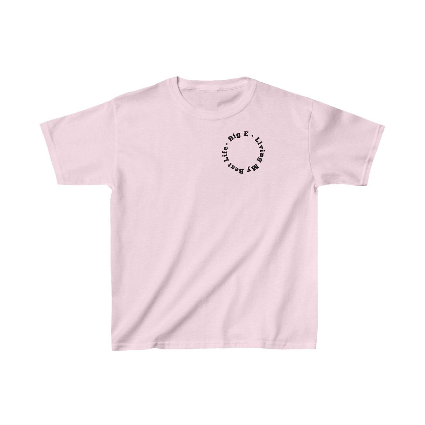 BIG E LIVING MY BEST LIFE Kids Youth Cotton T-Shirt - Chop'D Ratz Garage