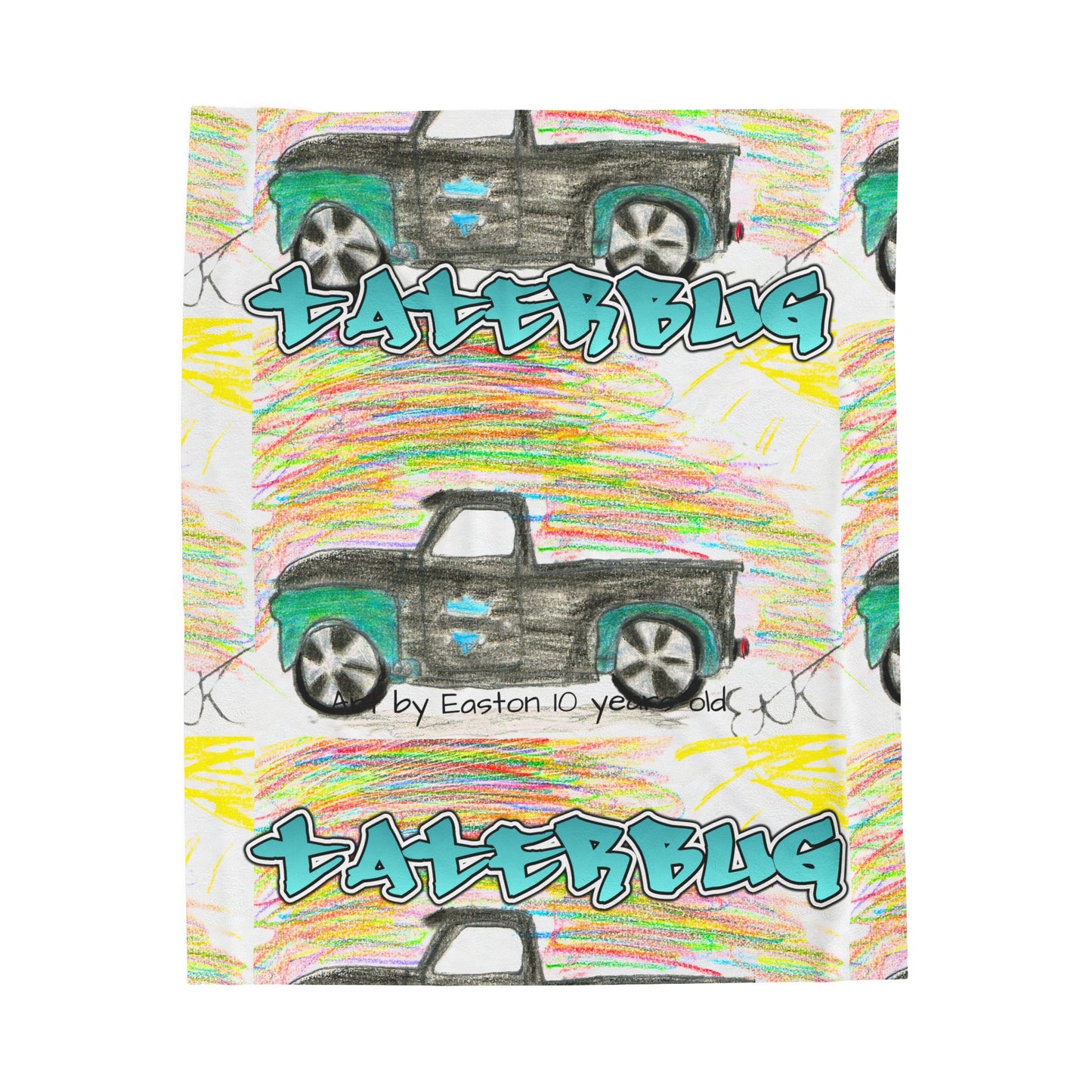 TATERBUG by Easton Velveteen Blanket - Chop'D Ratz Garage