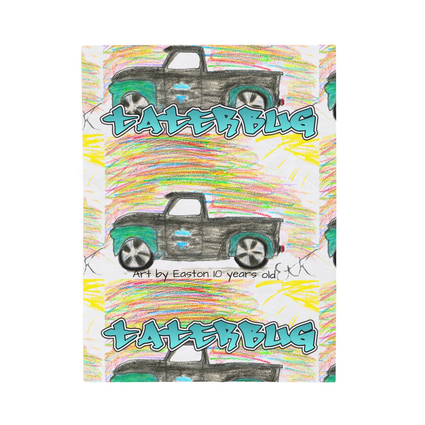 TATERBUG by Easton Velveteen Blanket - Chop'D Ratz Garage