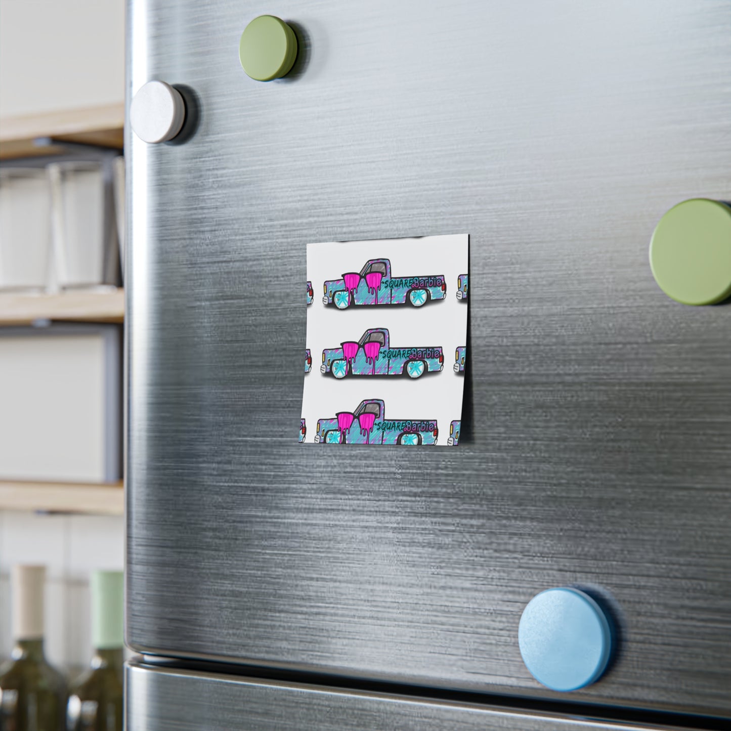 SQUAREBARBIE Post-it® Note Pads - Chop'D Ratz Garage