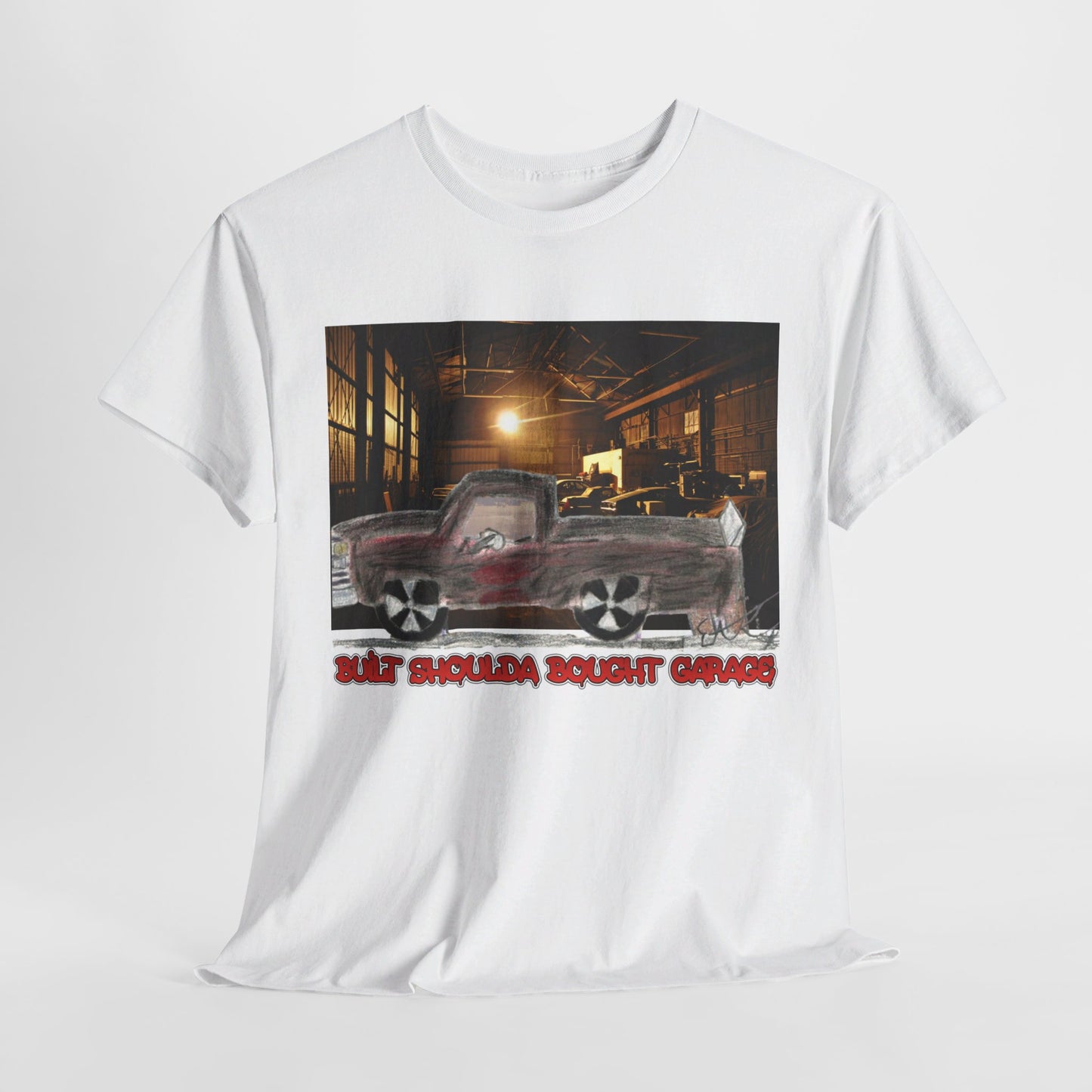 BUILT SHOULDA BOUGHT by EASTON Unisex Tee - Chop'D Ratz Garage