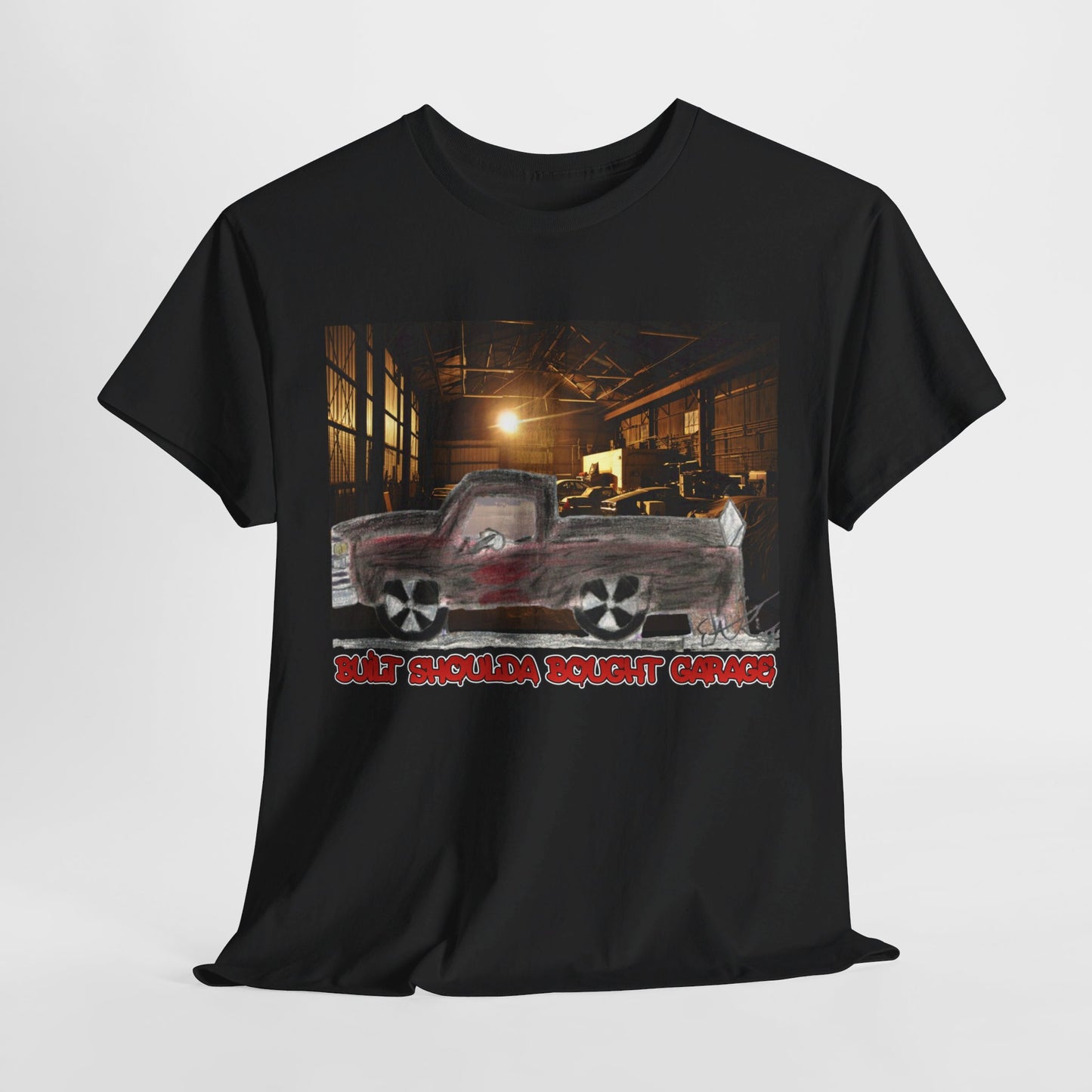 BUILT SHOULDA BOUGHT by EASTON Unisex Tee - Chop'D Ratz Garage