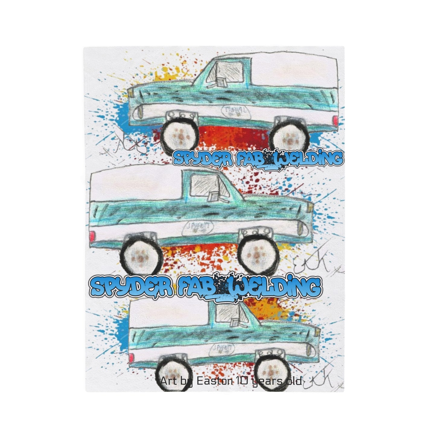 SPYDER by Easton Velveteen Blanket - Chop'D Ratz Garage