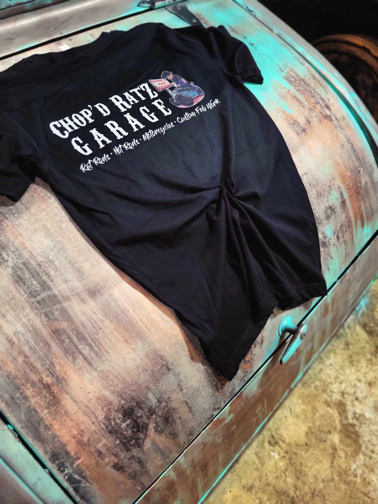 The OG ChopD Ratz Garage Unisex Short Sleeve Shirt - Chop'D Ratz Garage