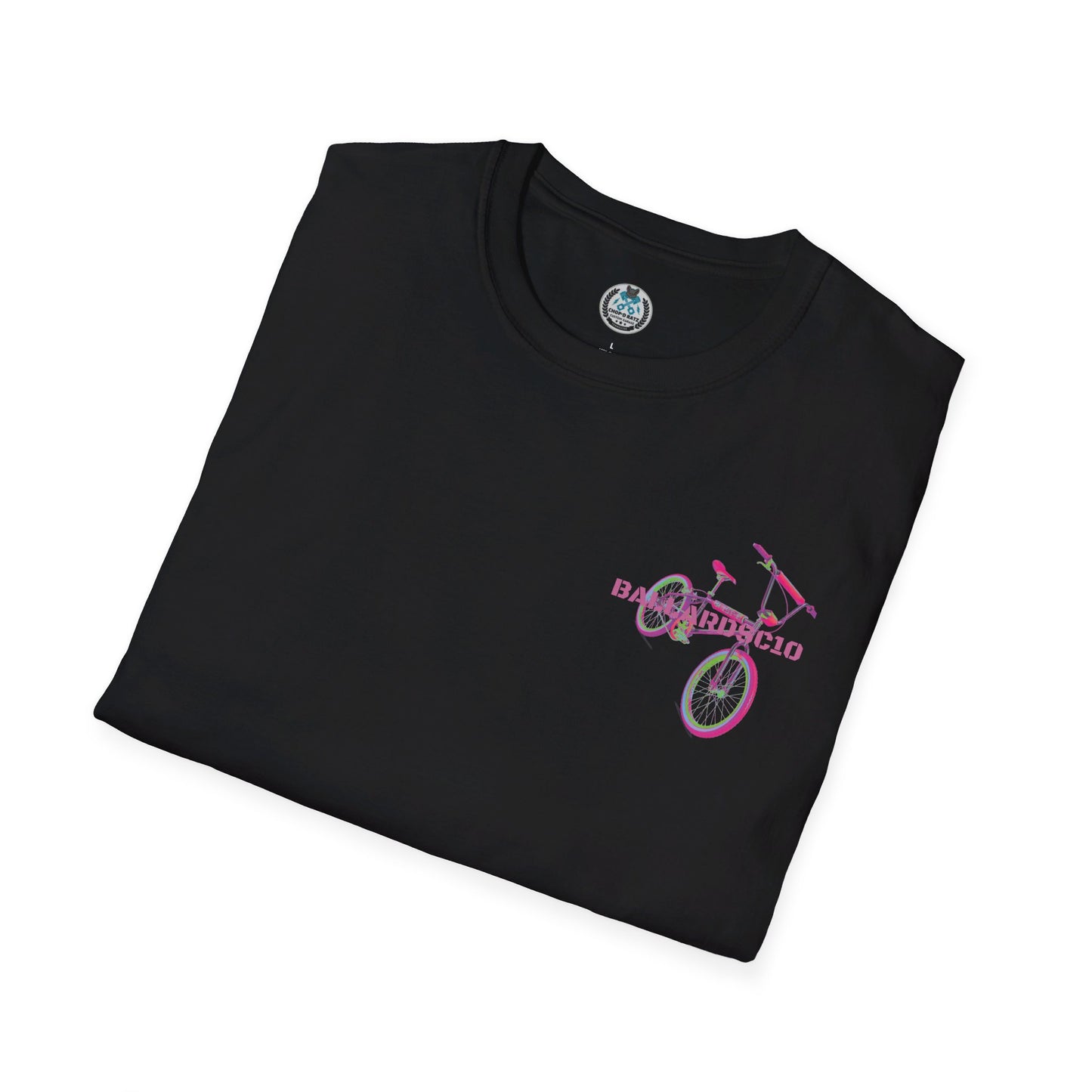 OLD SCHOOL COOL Unisex Softstyle T-Shirt BLACK - Chop'D Ratz Garage
