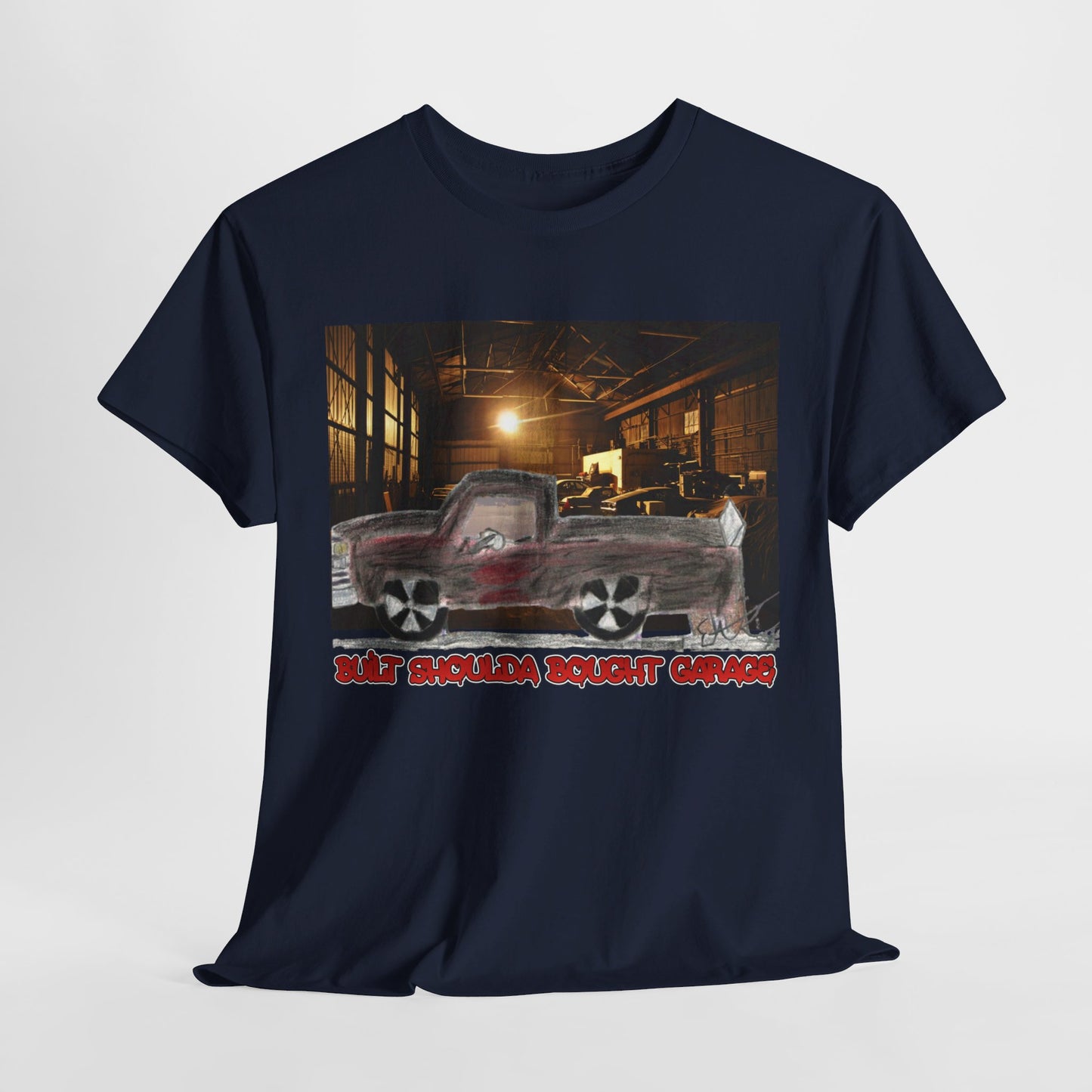 BUILT SHOULDA BOUGHT by EASTON Unisex Tee - Chop'D Ratz Garage