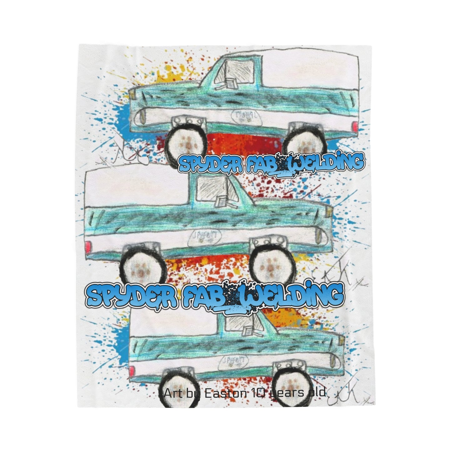 SPYDER by Easton Velveteen Blanket - Chop'D Ratz Garage