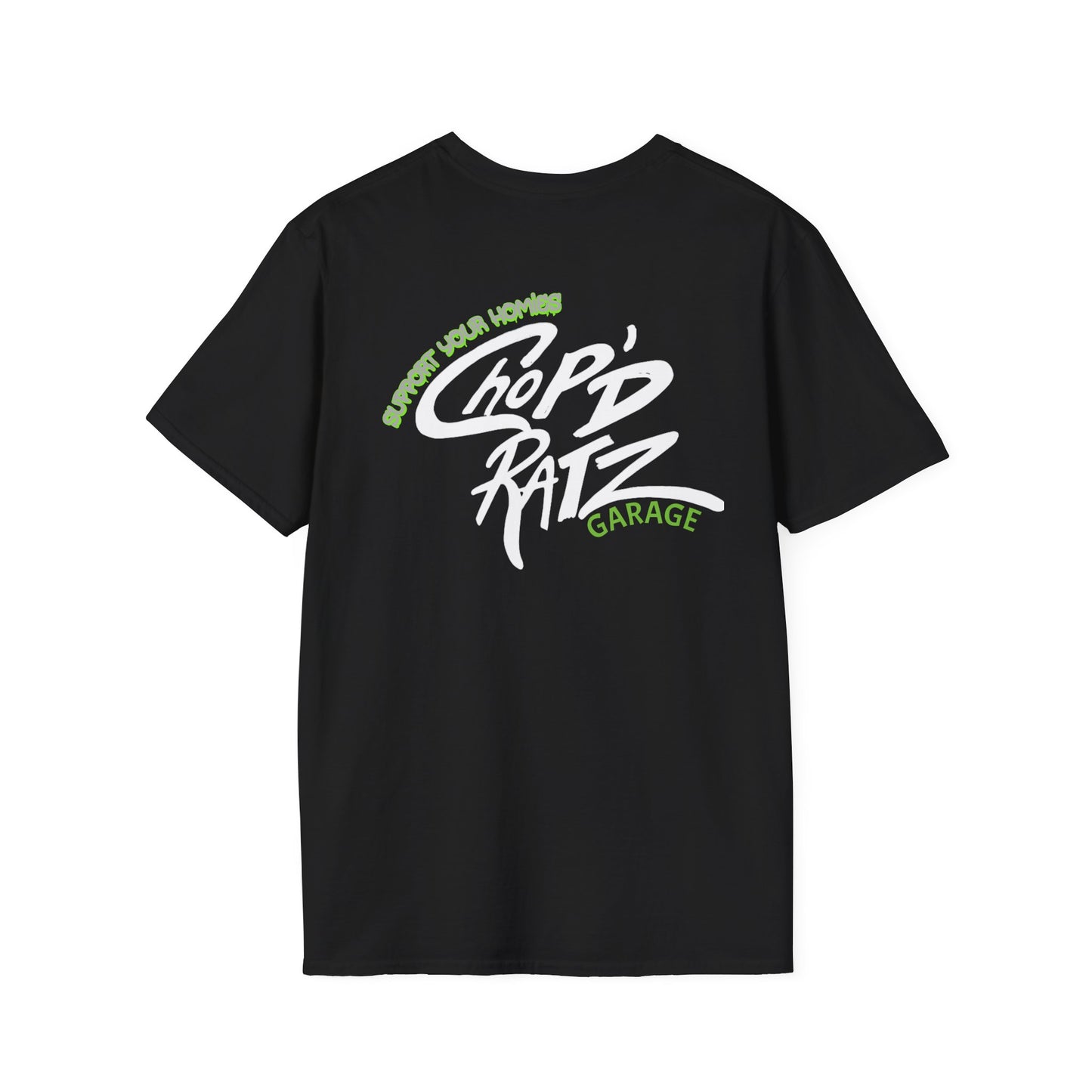 SUPPORT YOUR HOMIES Chop'D Ratz Unisex T-Shirt - Garage Vibes for Car Enthusiasts