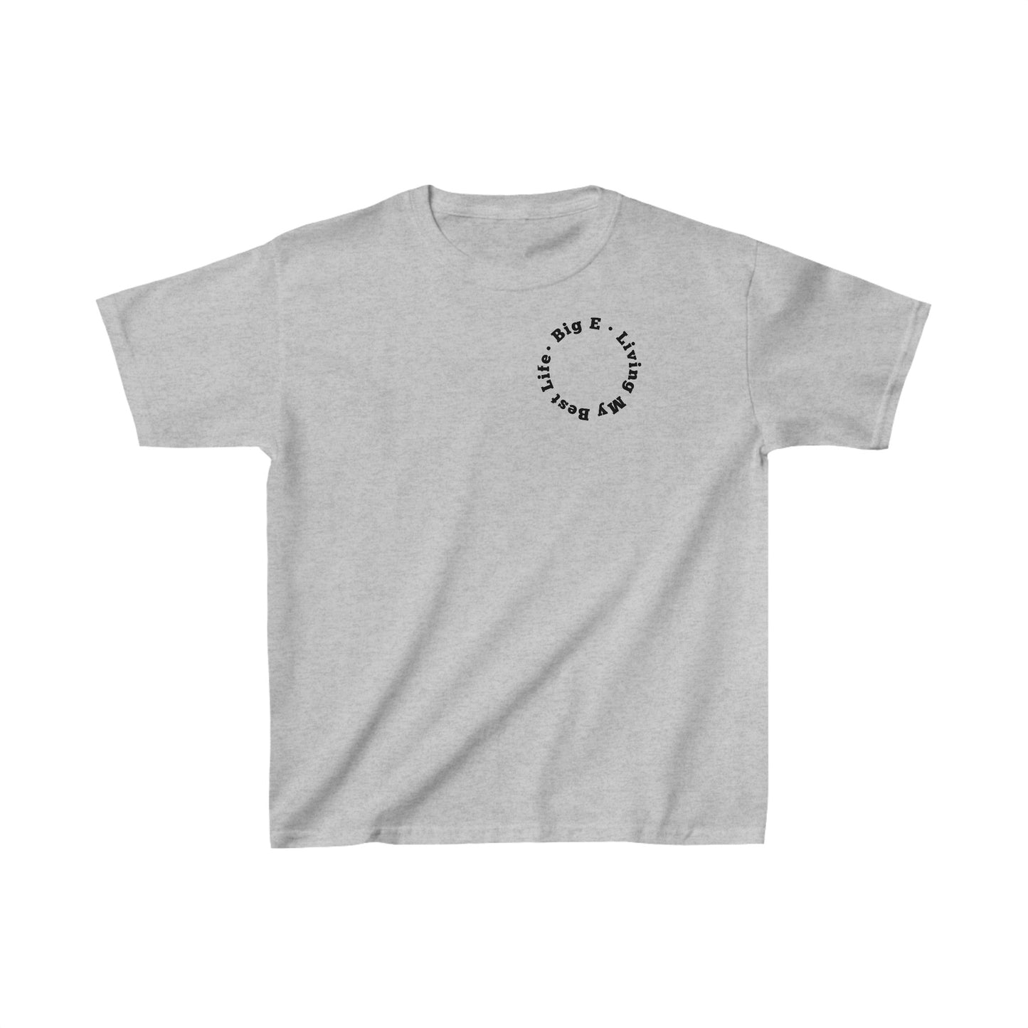 BIG E LIVING MY BEST LIFE Kids Youth Cotton T-Shirt - Chop'D Ratz Garage