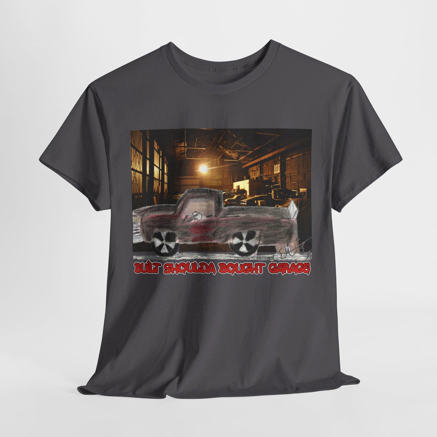 BUILT SHOULDA BOUGHT by EASTON Unisex Tee - Chop'D Ratz Garage