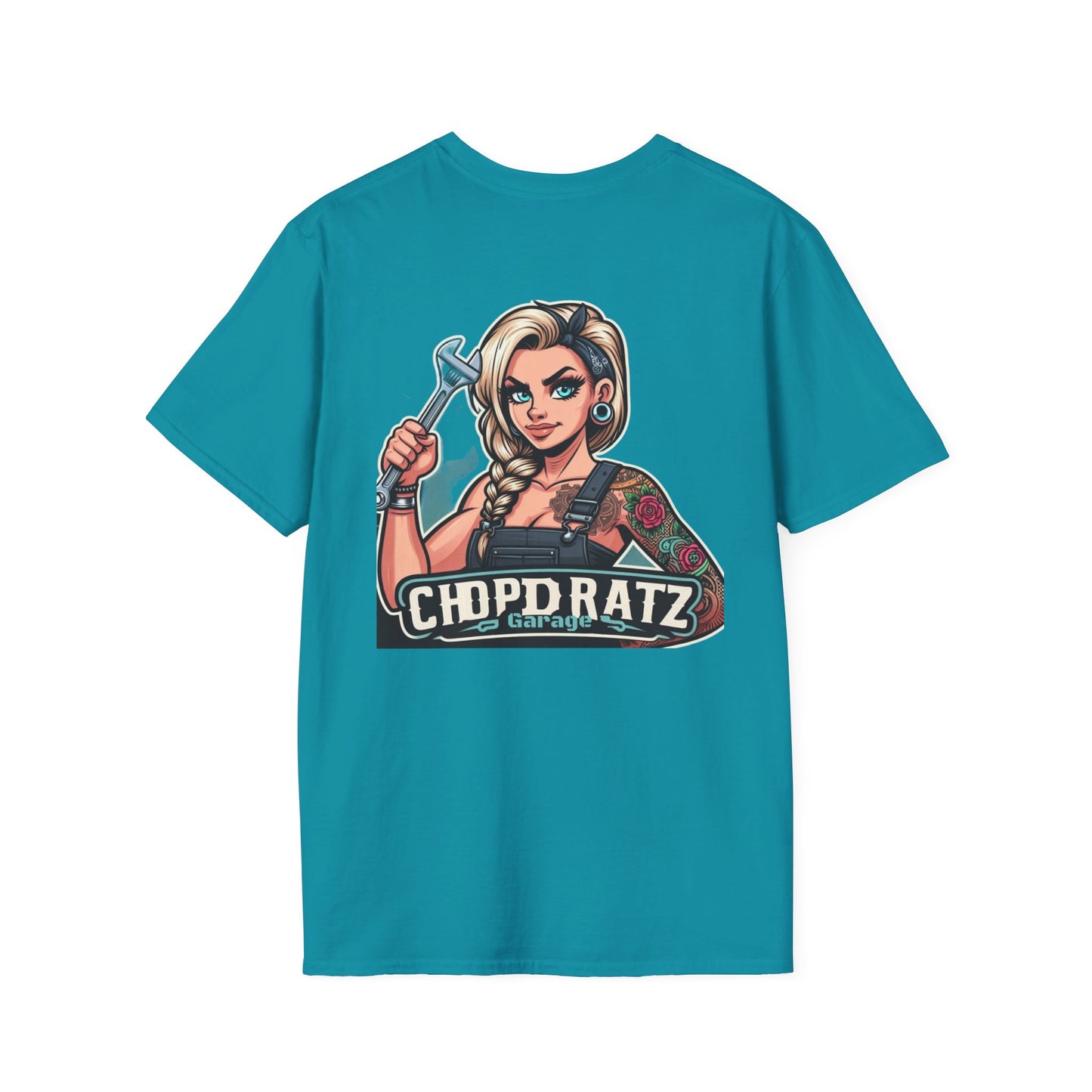 CHOPD RATZ Boss Lady Unisex Softstyle T-Shirt - Chop'D Ratz Garage