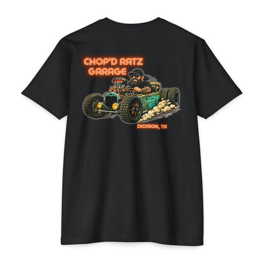 THE COOLEY RAT ROD T-Shirt — "Chop'D Ratz Garage" Vintage Tee
