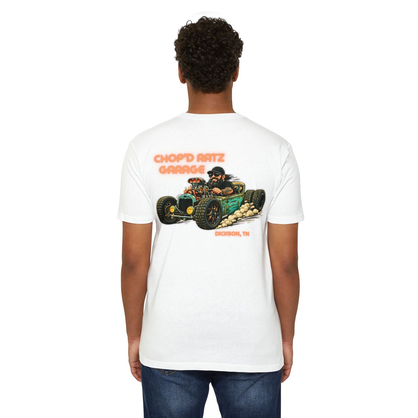 THE COOLEY RAT ROD T-Shirt — "Chop'D Ratz Garage" Vintage Tee