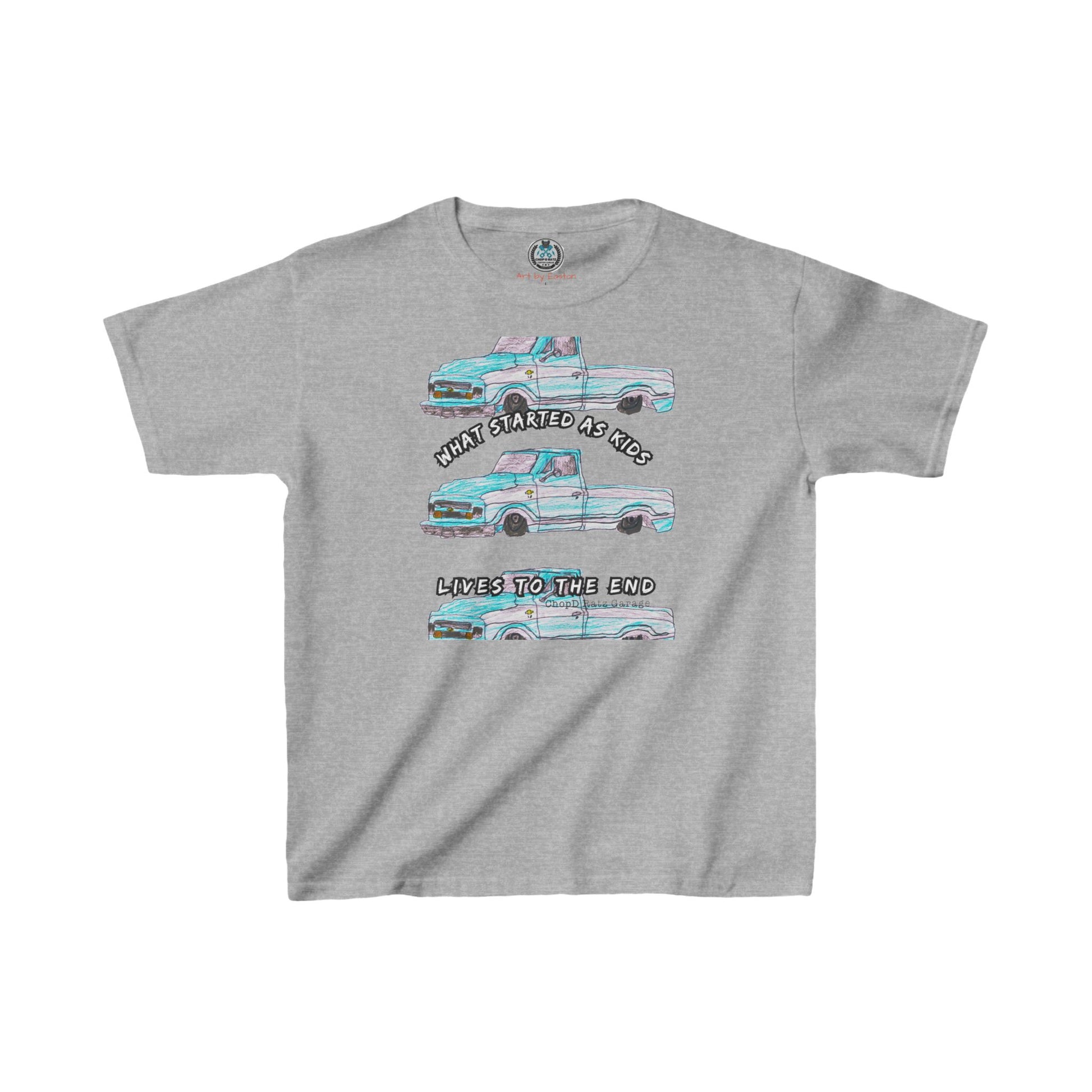 Easton Art C10 Kids Tee - Chop'D Ratz Garage