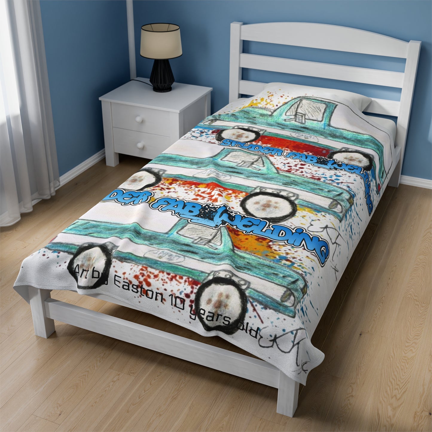 SPYDER by Easton Velveteen Blanket - Chop'D Ratz Garage