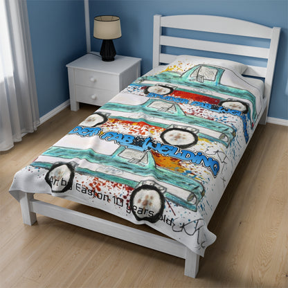 SPYDER by Easton Velveteen Blanket - Chop'D Ratz Garage