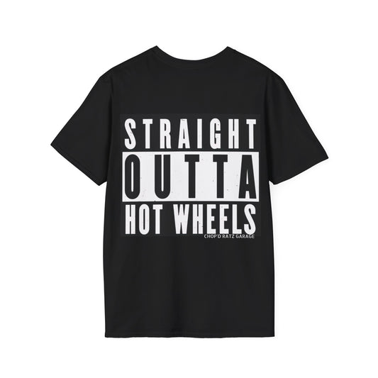 Funny "Straight Outta Hot Wheels" T-Shirt Adult Unisex
