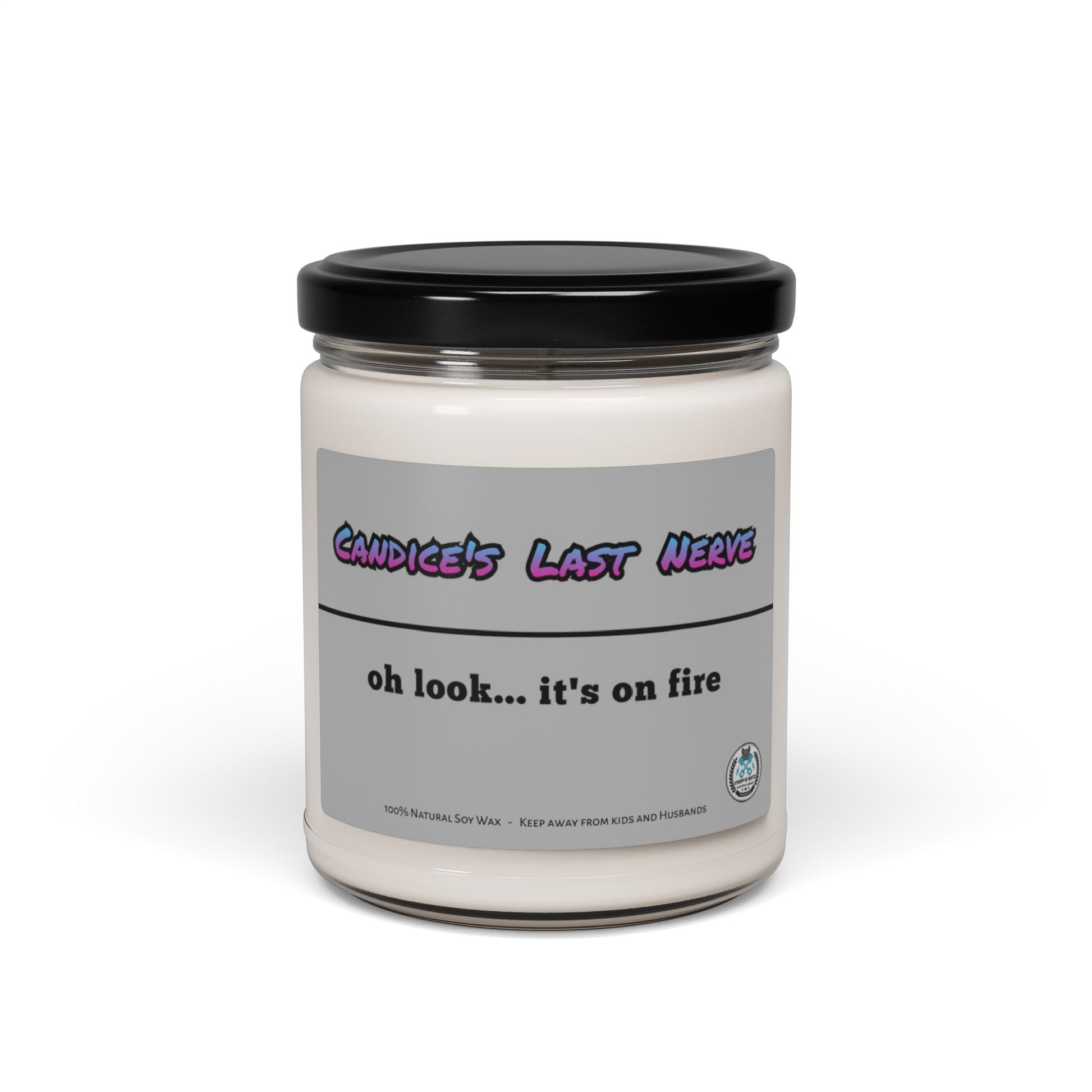 PERSONALIZED Last Nerve Candle, Funny Candle, Custom Name Candle, Funny Gift, Mom Gift, Scented Soy Candle, 9oz - Chop'D Ratz Garage