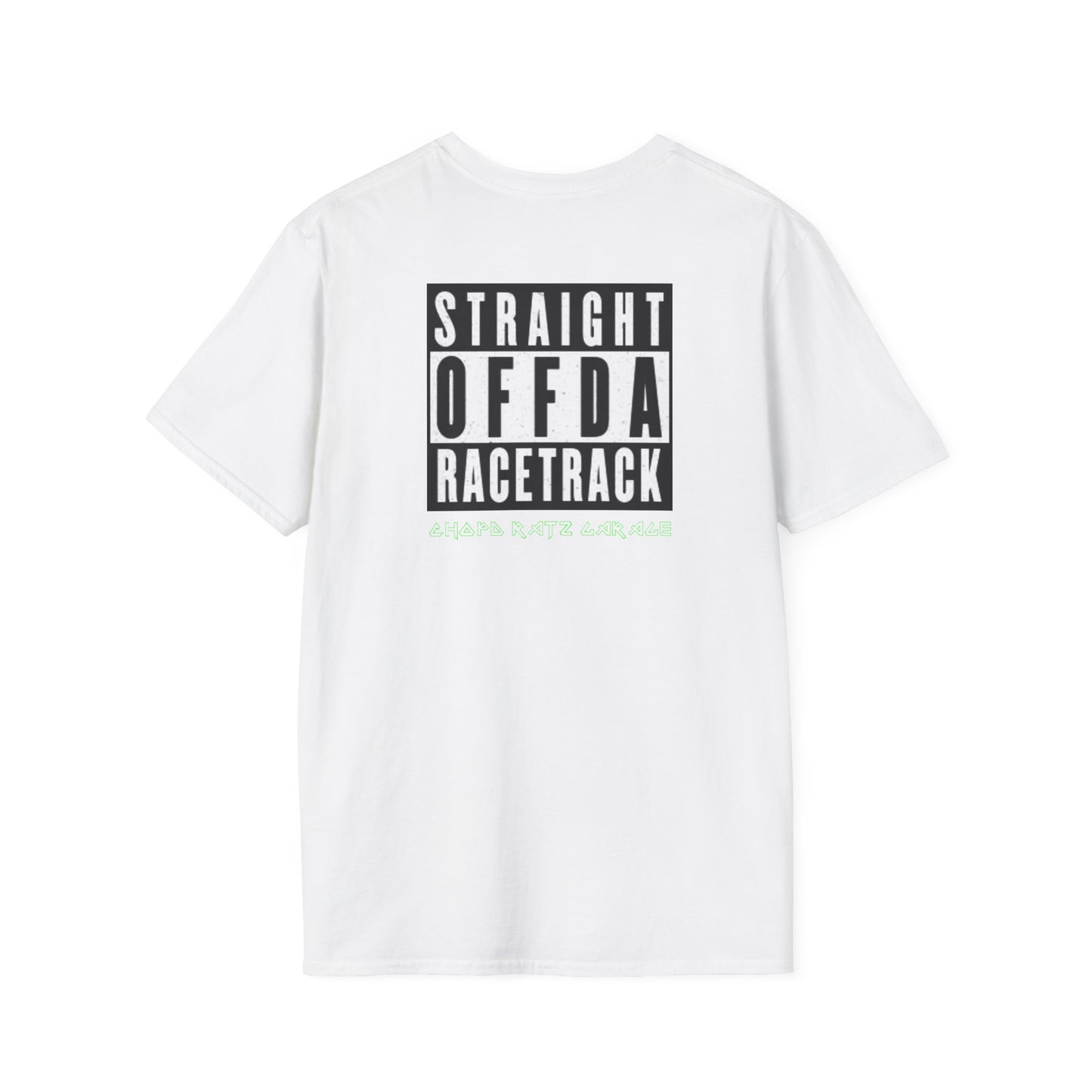 OFF THE RACE TRACK Unisex Softstyle Shirt - Chop'D Ratz Garage