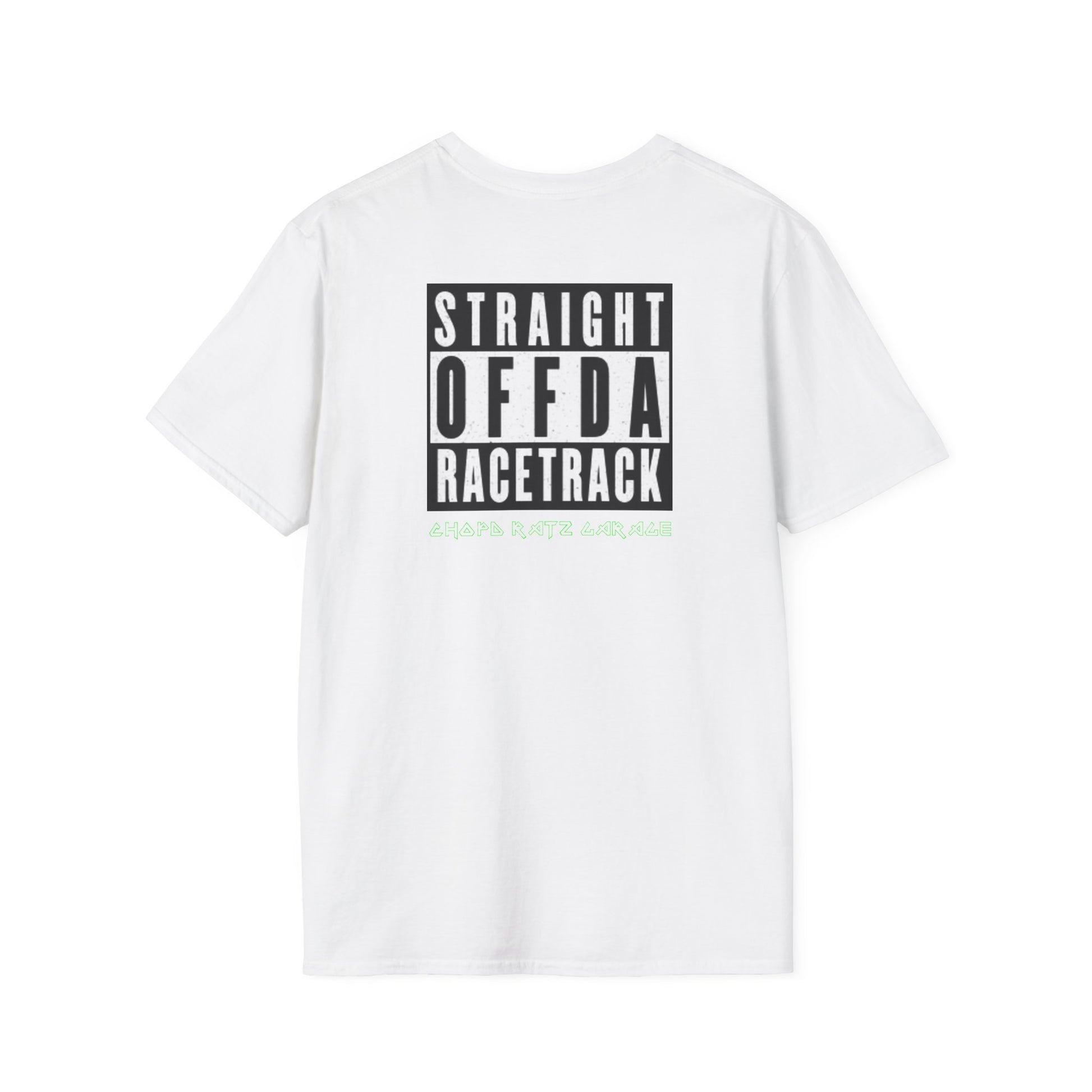 OFF THE RACE TRACK Unisex Softstyle Shirt - Chop'D Ratz Garage