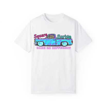 Dare to Be Different SquareBarbie T-Shirt - Unisex Garment-Dyed Popular Comfort Colors Tee