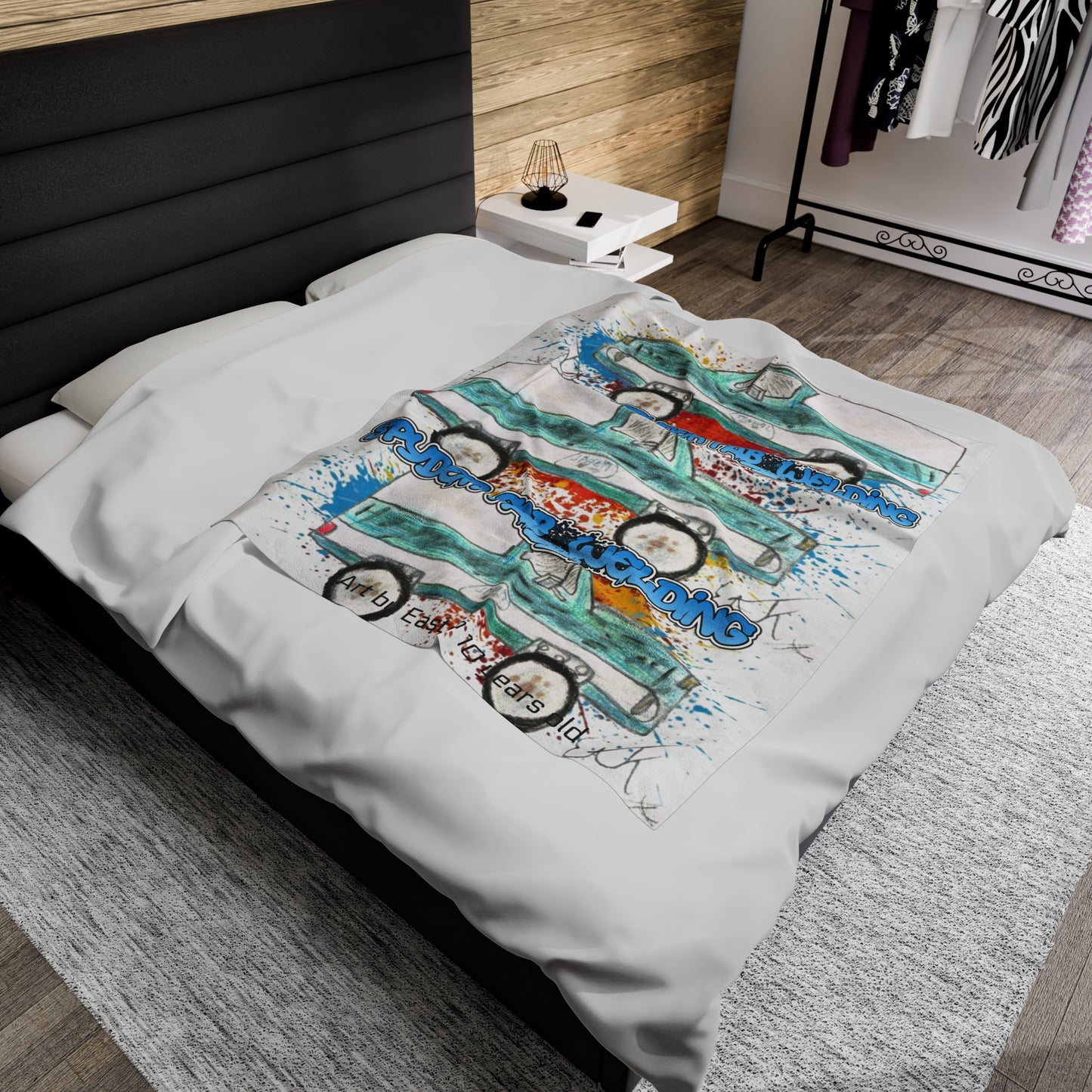 SPYDER by Easton Velveteen Blanket - Chop'D Ratz Garage