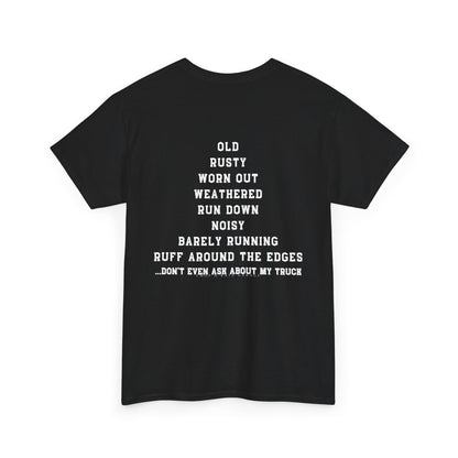 UP TO 5XL, RUSTY Vintage Humor Unisex Tee - Perfect for Truck Lovers, Casual Wear, Relaxed Style, CRG