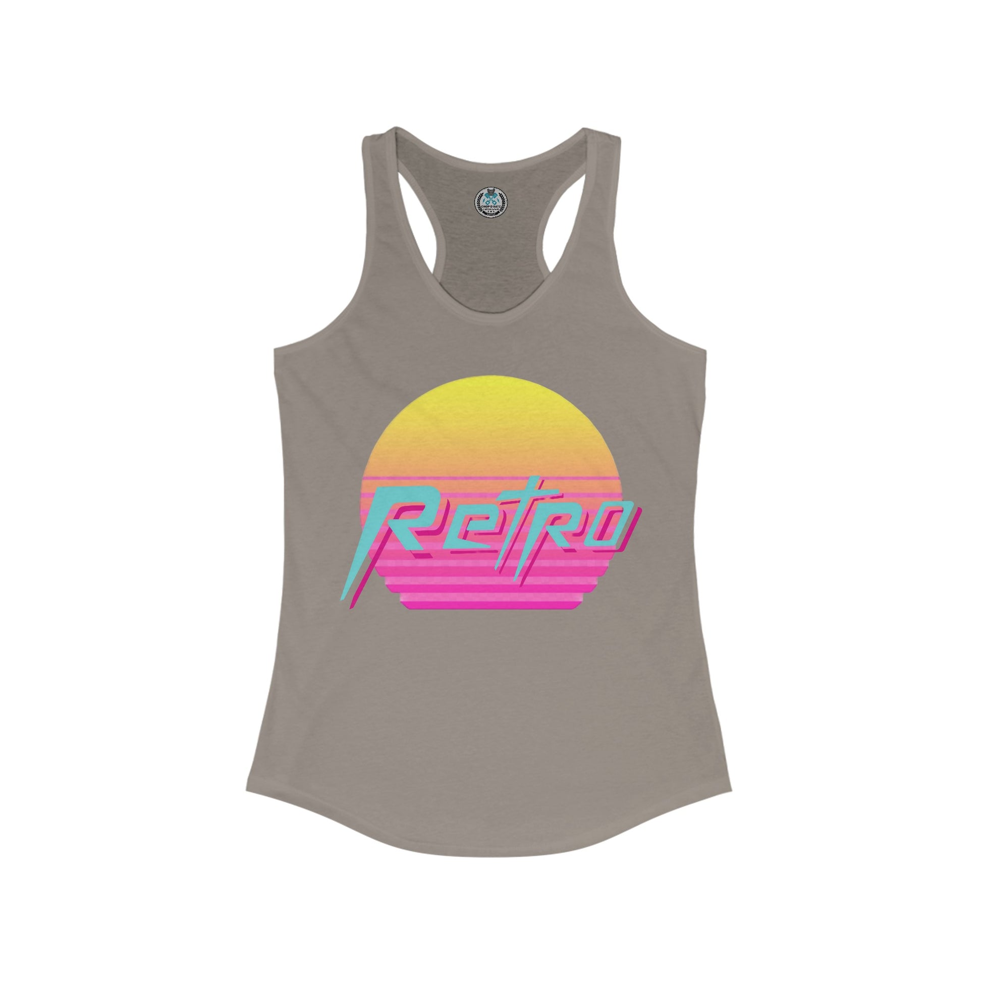 RETRO VIBES Women's Racerback Tank Top - Chop'D Ratz Garage
