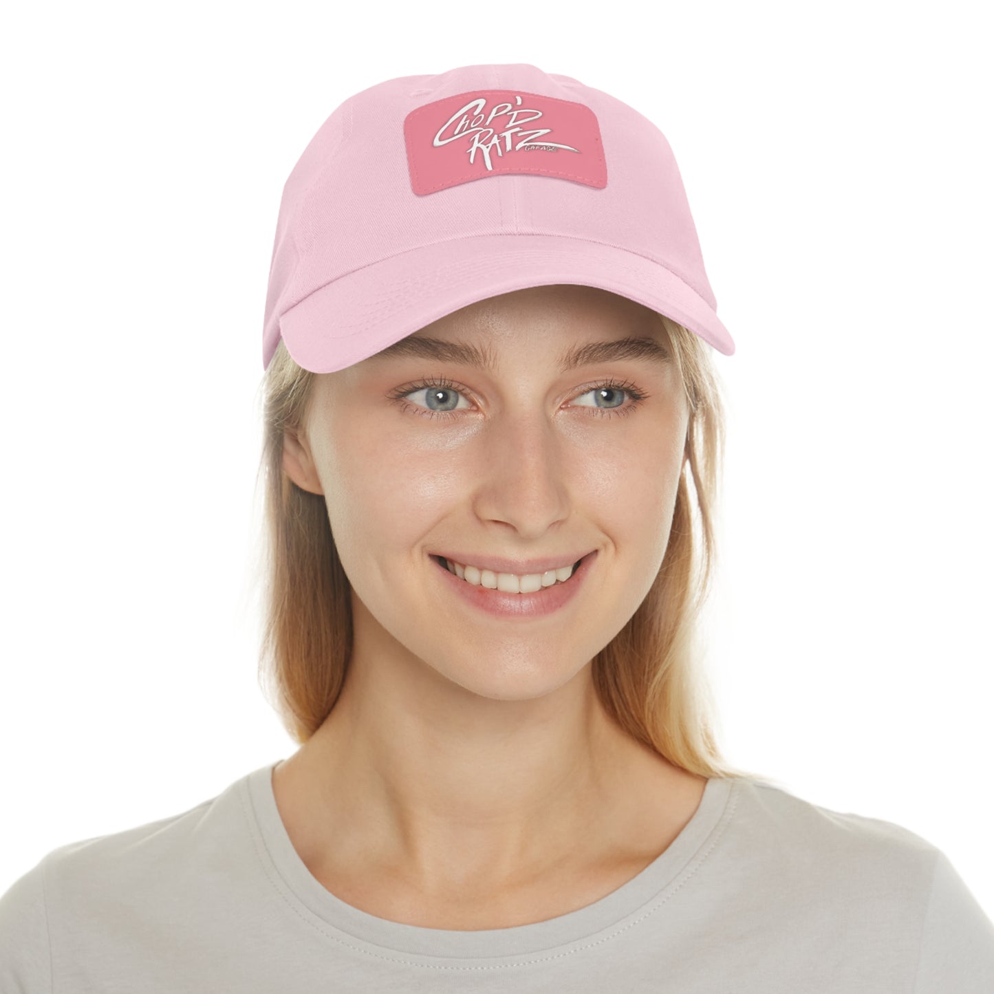 CRG Dad Hat w/ Leather Patch - Chop'D Ratz Garage