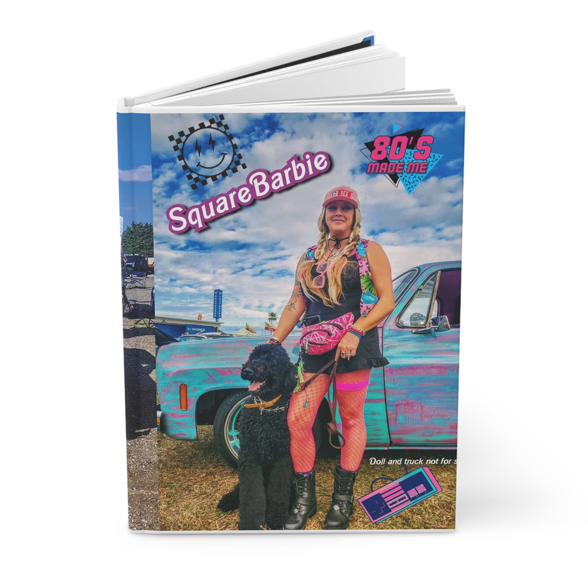 BallardsC10 SquareBarbie hardcover journal matte - Chop'D Ratz Garage