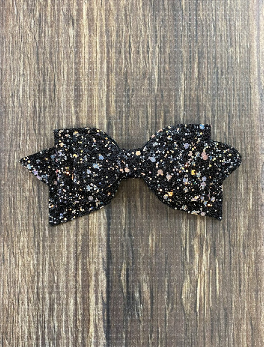 Large Glitter CLIPPIES Bow - Chop'D Ratz Garage