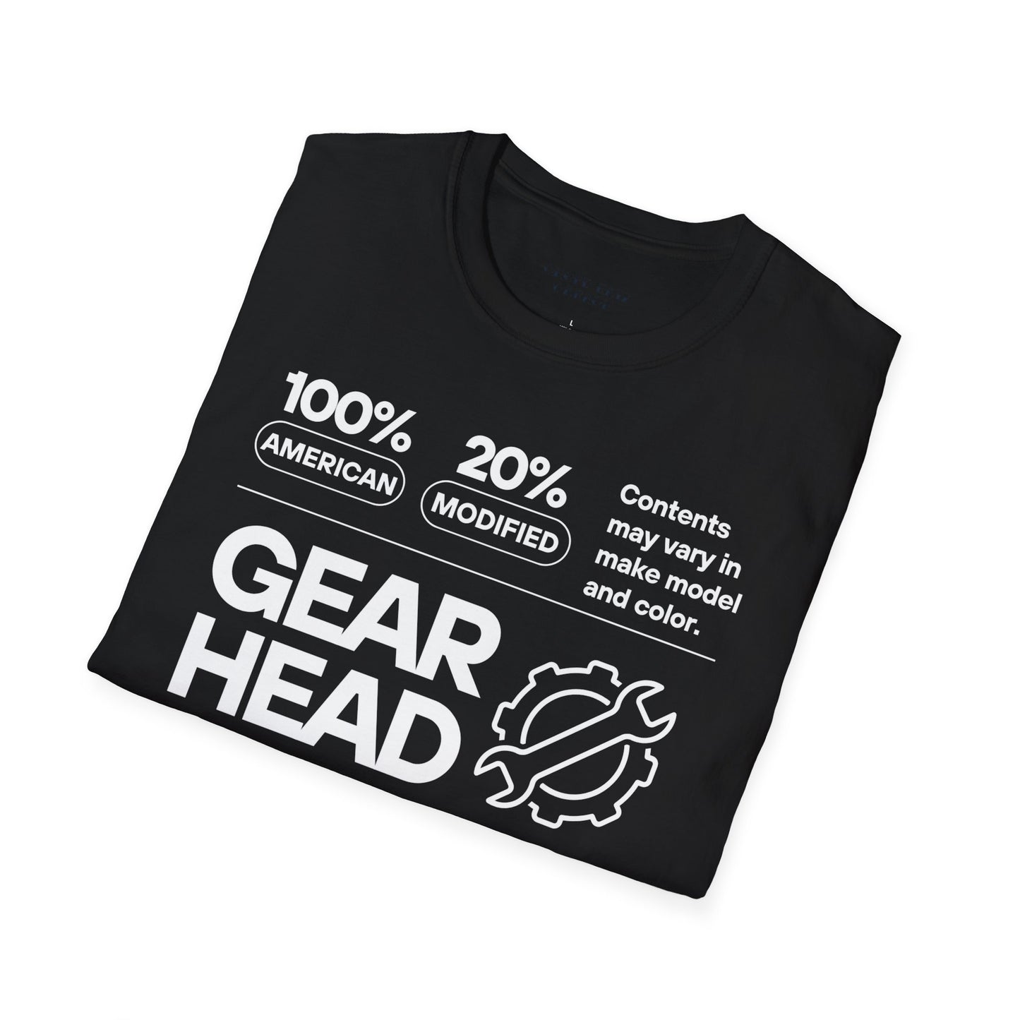 GEARHEAD 100% Unisex Shirt - Chop'D Ratz Garage