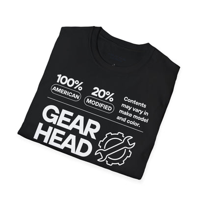 GEARHEAD 100% Unisex Shirt - Chop'D Ratz Garage