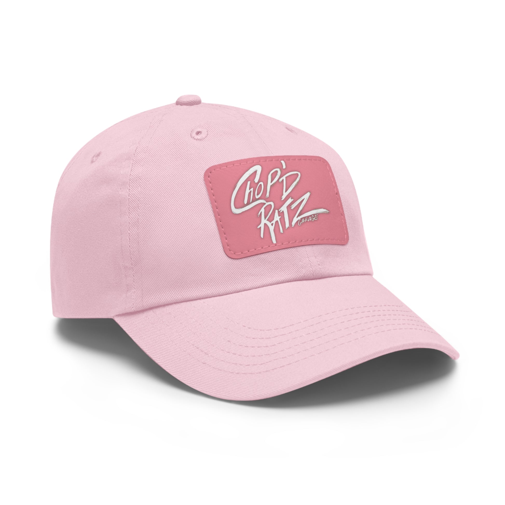 CRG Dad Hat w/ Leather Patch - Chop'D Ratz Garage