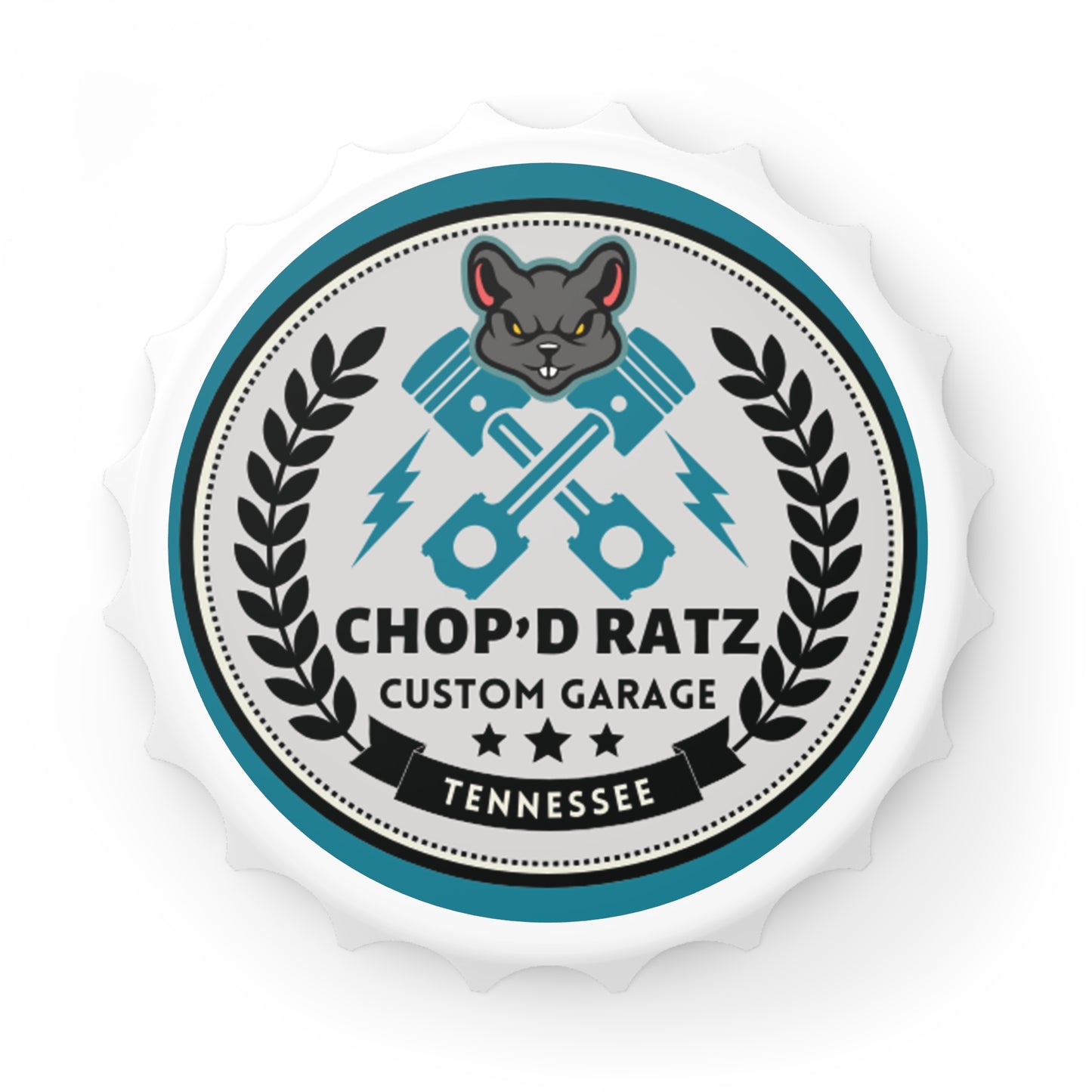 CRG Custom Bottle Opener Magnet - Chop'D Ratz Garage