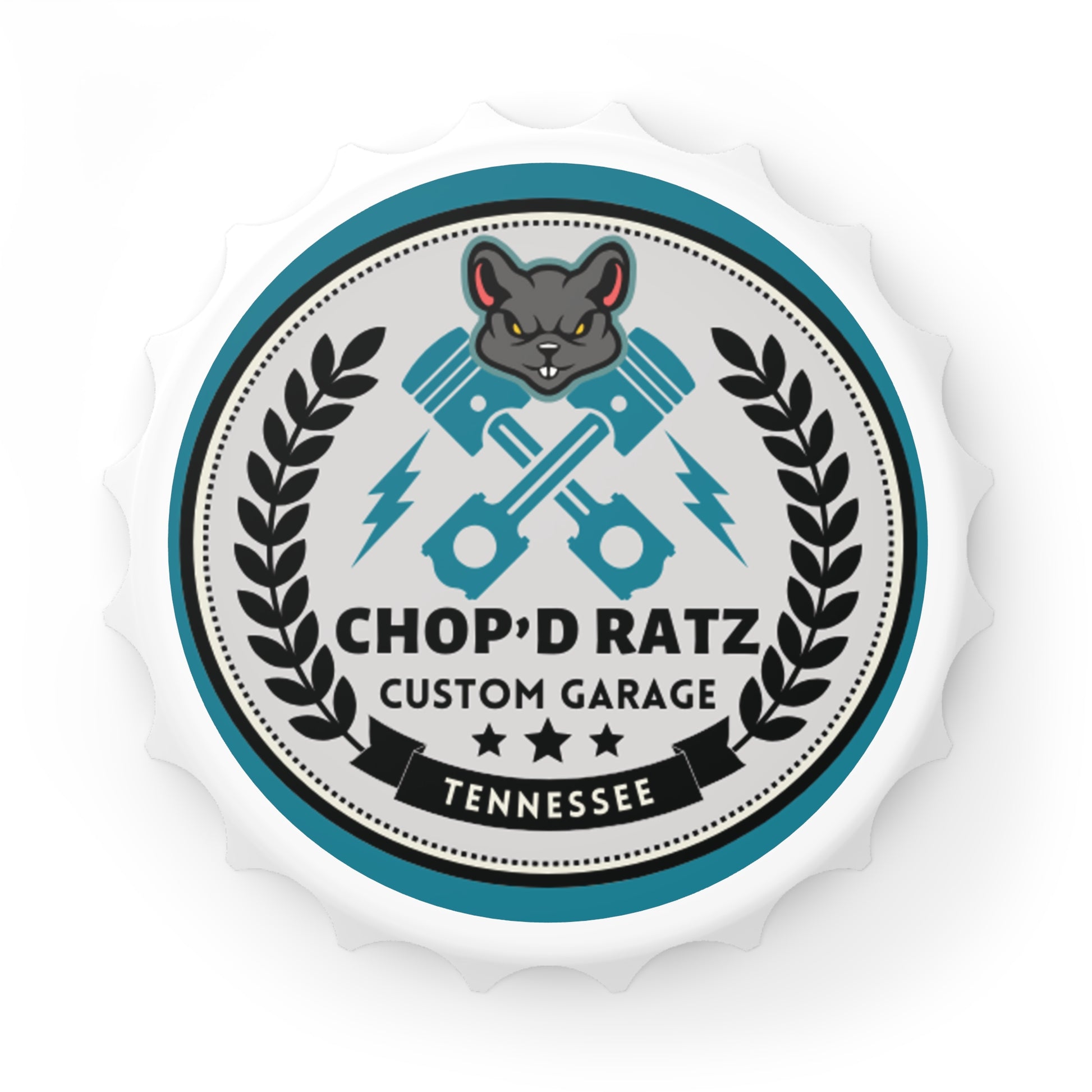 CRG Custom Bottle Opener Magnet - Chop'D Ratz Garage