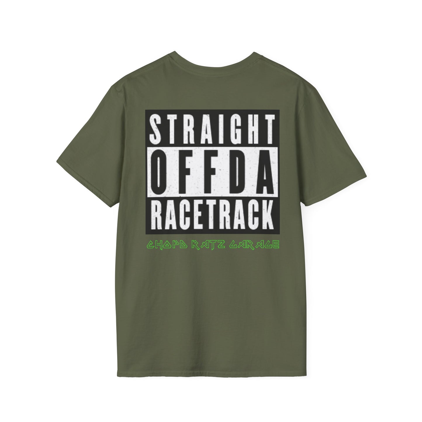 OFF THE RACE TRACK Unisex Softstyle Shirt - Chop'D Ratz Garage