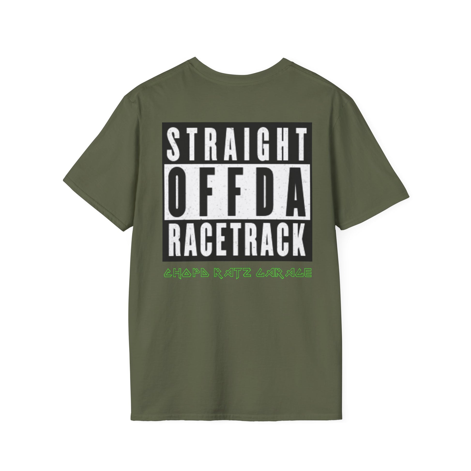 OFF THE RACE TRACK Unisex Softstyle Shirt - Chop'D Ratz Garage