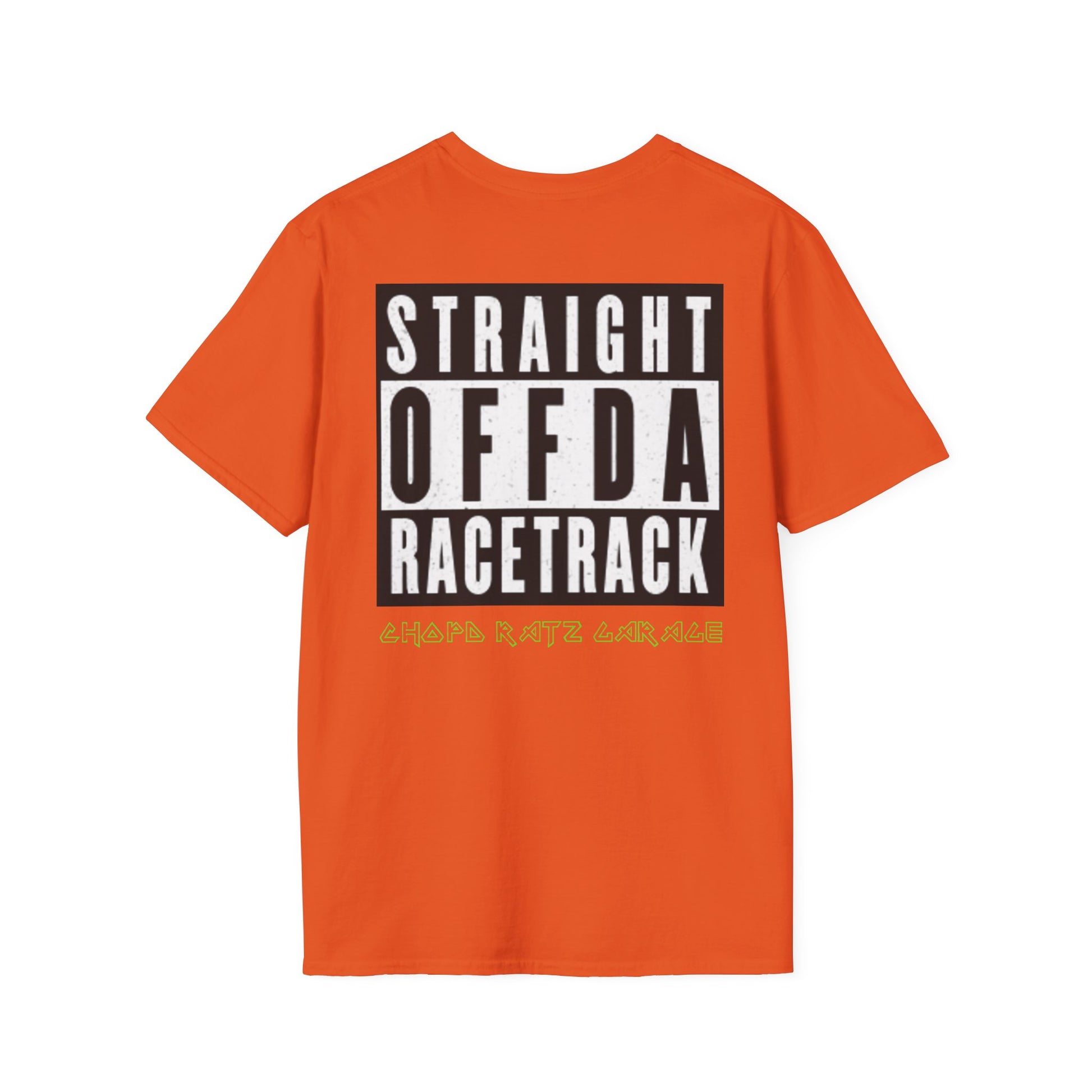 OFF THE RACE TRACK Unisex Softstyle Shirt - Chop'D Ratz Garage